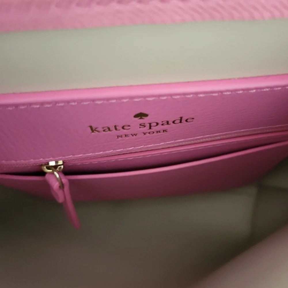 Kate Spade Foster Court Pepper Crossbody Bag Purse Hot Pink Tassels NWOT - Picture 5 of 10